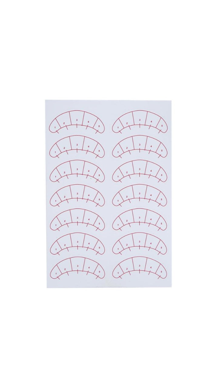 Bling Girl Beauty Eyelash Stickers - 10 Sheets