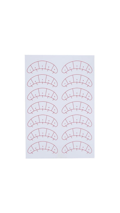 Bling Girl Beauty Eyelash Stickers - 10 Sheets