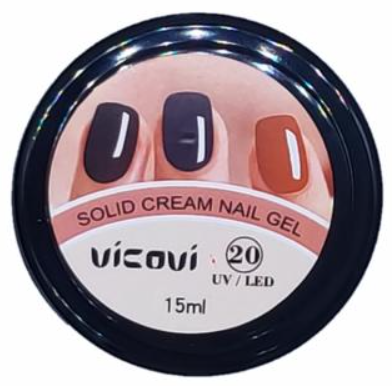 Solid Cream UV Gel Pots - 15ml - 3 Colours