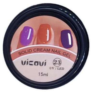 Solid Cream UV Gel Pots - 15ml - 3 Colours