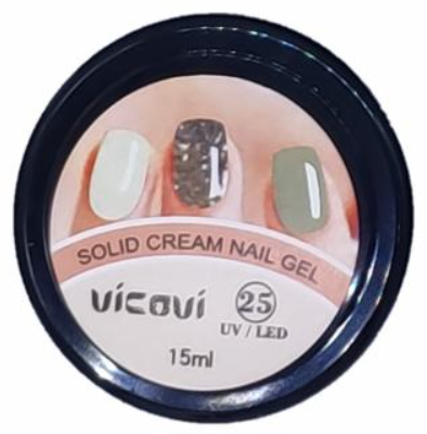 Solid Cream UV Gel Pots - 15ml - 3 Colours