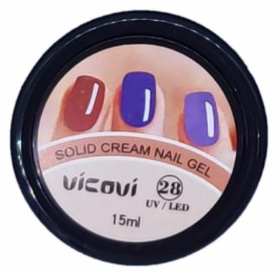 Solid Cream UV Gel Pots - 15ml - 3 Colours