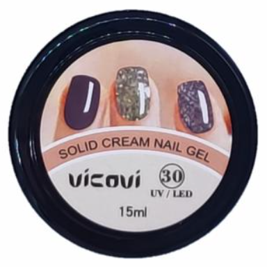 Solid Cream UV Gel Pots - 15ml - 3 Colours