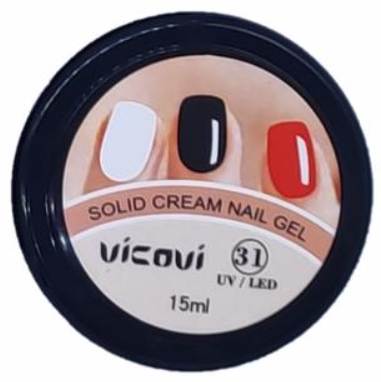 Solid Cream UV Gel Pots - 15ml - 3 Colours