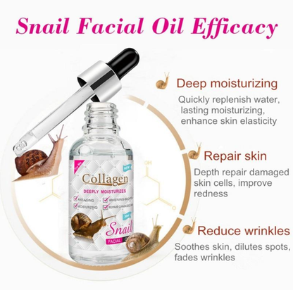 Collagen Deeply Moisturizing Snail Facial Oil - 30ml