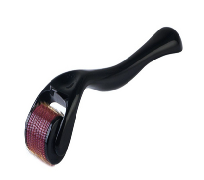 540 Titanium Microneedle Derma Roller 1.0mm - Black & Purple or White & Red