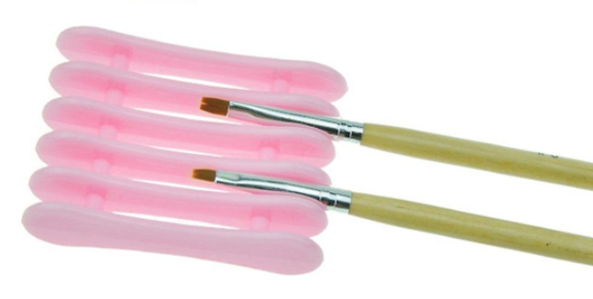 Acrylic/ Gel Brushes Rest - Pink