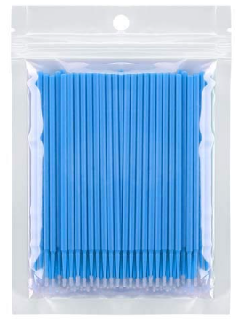 Micro applicator brushes disposable for eyelash extensions