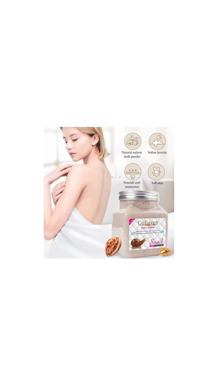 Collagen Deep Cleansing Snail Body Scrub 500ml Yes You Online