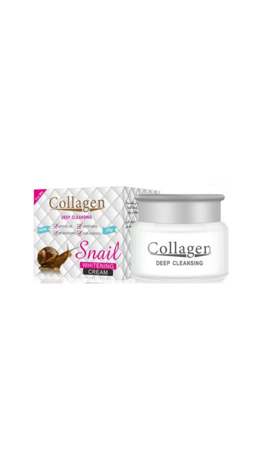 Collagen Deep Cleansing Snail Whitening Cream - 80g
