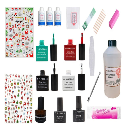 Comprehensive Christmas UV Gel Polish Kit