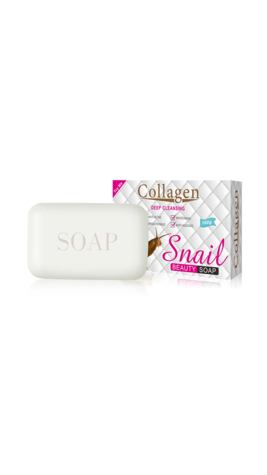 Collagen Deep Cleansing Snail Beauty Soap - 100g