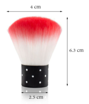 Dusting Brush - Black/ Diamante Base