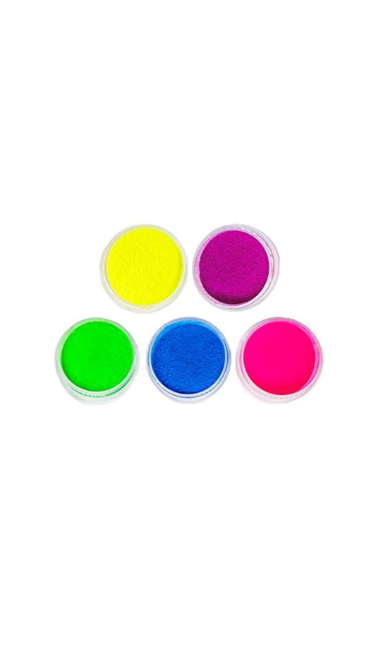 Luminous Pigment Powders - 5 Pieces