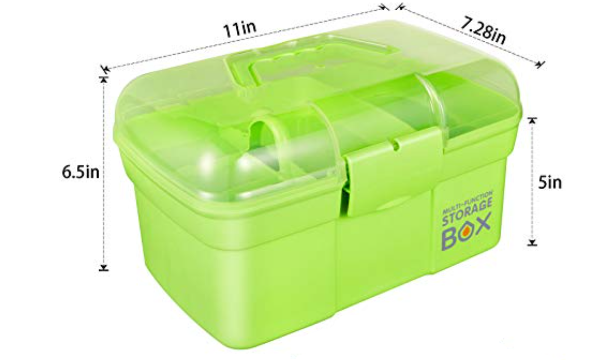 Storage Box with Handle/ Compartments (Carry Case)