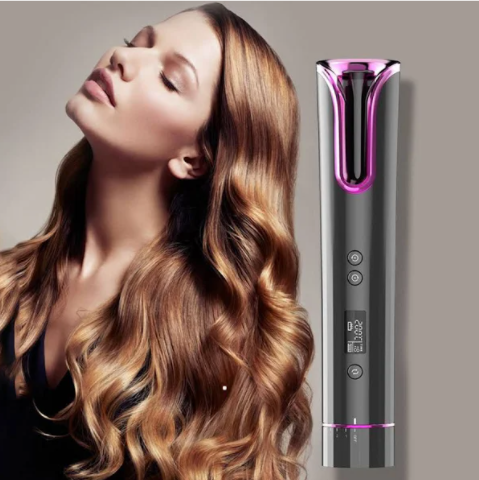 Automatic Portable Rechargeable Wireless Hair Curler