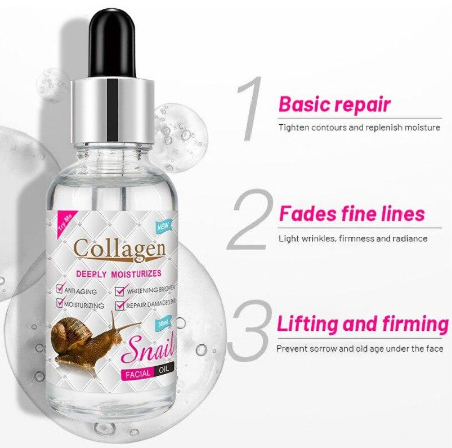 Collagen Deeply Moisturizing Snail Facial Oil - 30ml