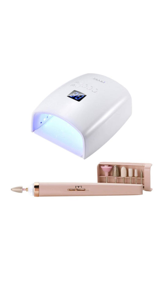 Rechargeable 48W UV Lamp with Rechargeable Nail Drill
