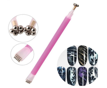 Cat Eye/ Magnet double head flower pen