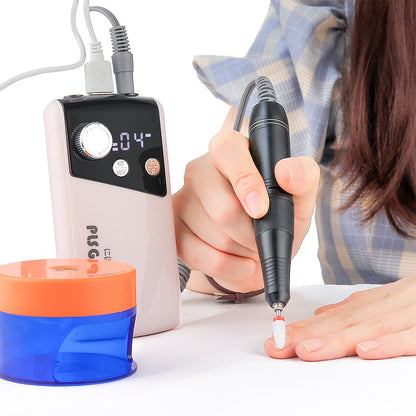 PLSG Original 2-IN-1 Rechargeable, Cordless Electric Nail Drill Machine