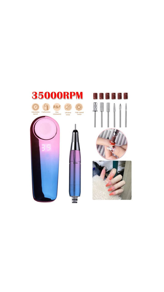P10 Rechargeable Nail Drill - 35000rpm