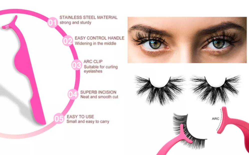 False Eyelashes Application Tool