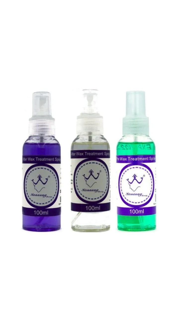 Pre and Post Wax Treatment Sprays