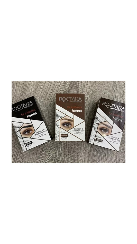 Rootana Henna Tint for Eyebrows & Eyelashes - 10ml