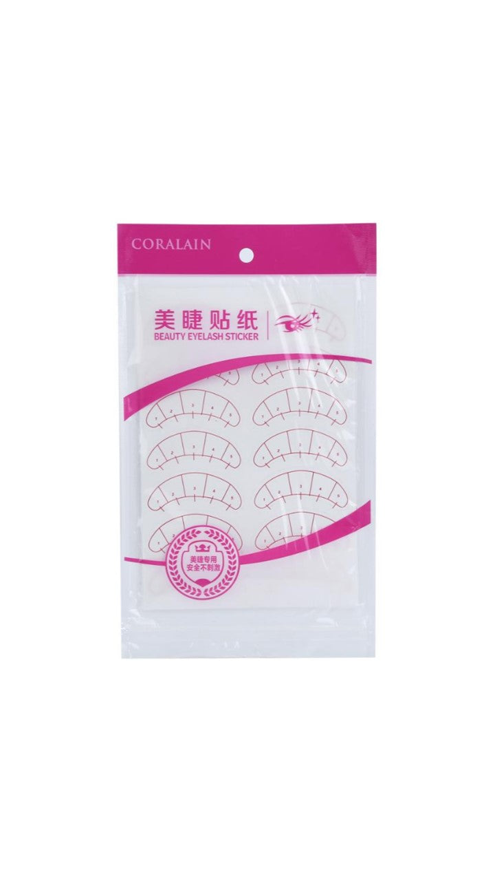 Bling Girl Beauty Eyelash Stickers - 10 Sheets