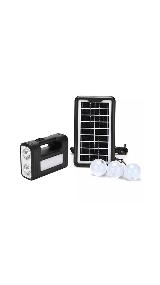 Solar Portable Lighting System indoor/outdoor with 3 Led Bulbs