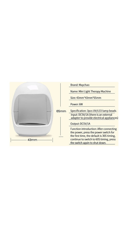 Mini Egg UV Lamp - 6W