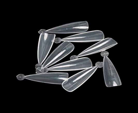 Reusable Dual Forms for Poly Gel - Stiletto - 100 Pieces