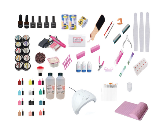 Fully Comprehensive Professional UV Gel Salon Kit - 77 Pieces