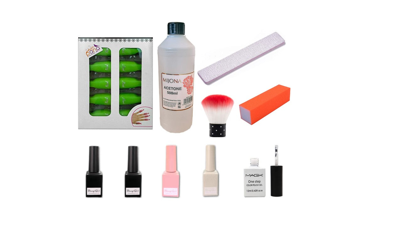 UV Gel Starter Kit - Without UV Lamp