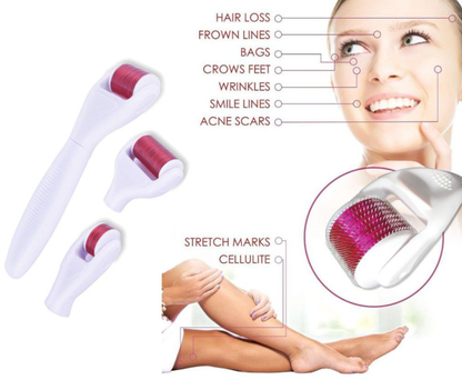 4 In 1 Derma Roller Micro-Needling Skin Care System